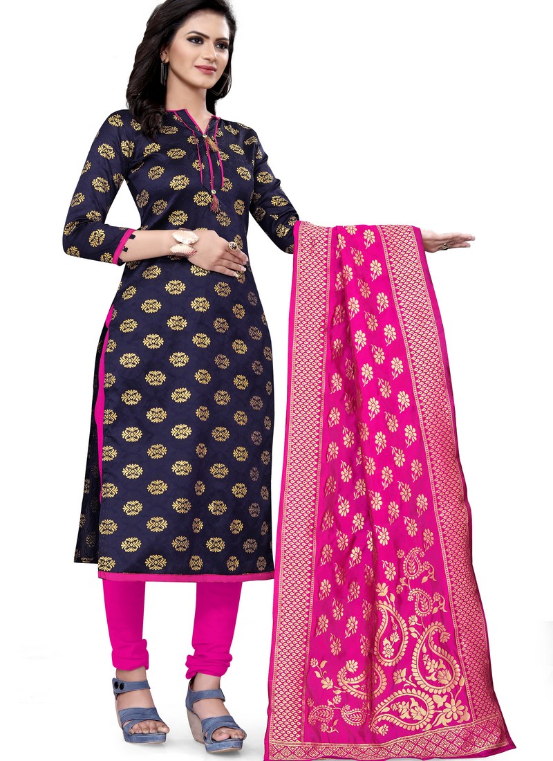 banarasi silk churidar designs
